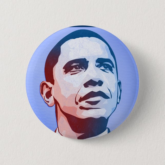 President Obama, Change is Now Button (Front)