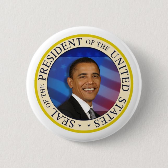 President Obama DESIGN YOUR OWN Button (Front)