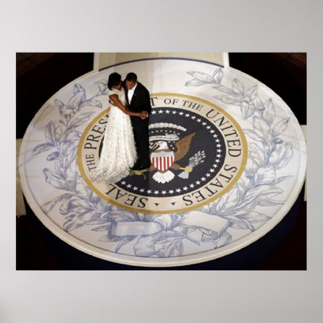 President Obama FIRST COUPLE, FIRST DANCE Poster (Front)