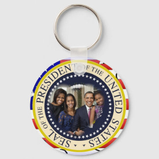 President Obama First Family Keepsake Keychain