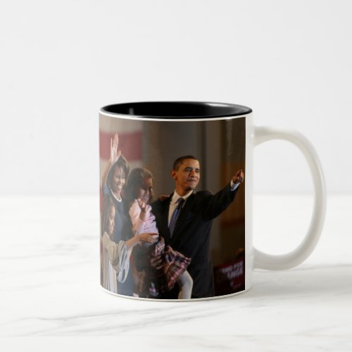 President Obama First Family Keepsake Two_Tone Coffee Mug