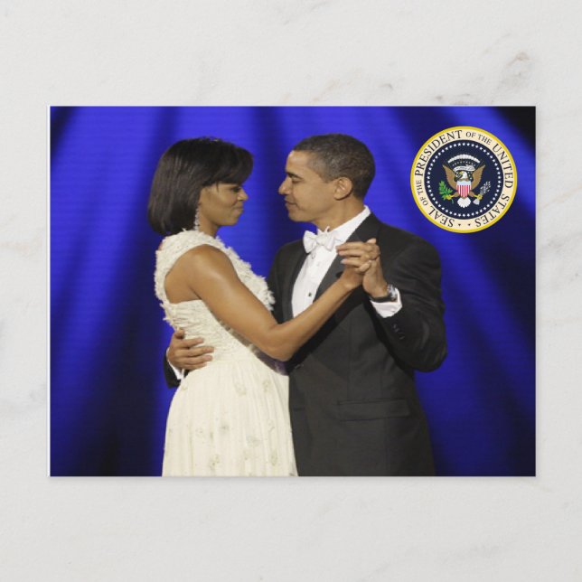 President Obama Inauguration Ball Commemorative Postcard (Front)