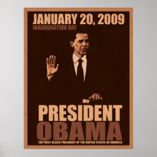 President Obama Inauguration Canvas Poster
