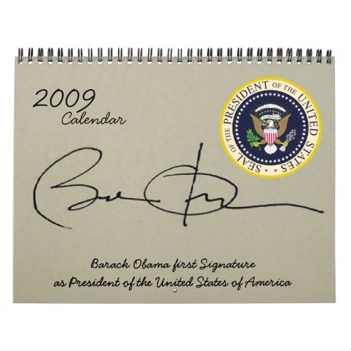President Obama Inauguration Day in Photos Calendar