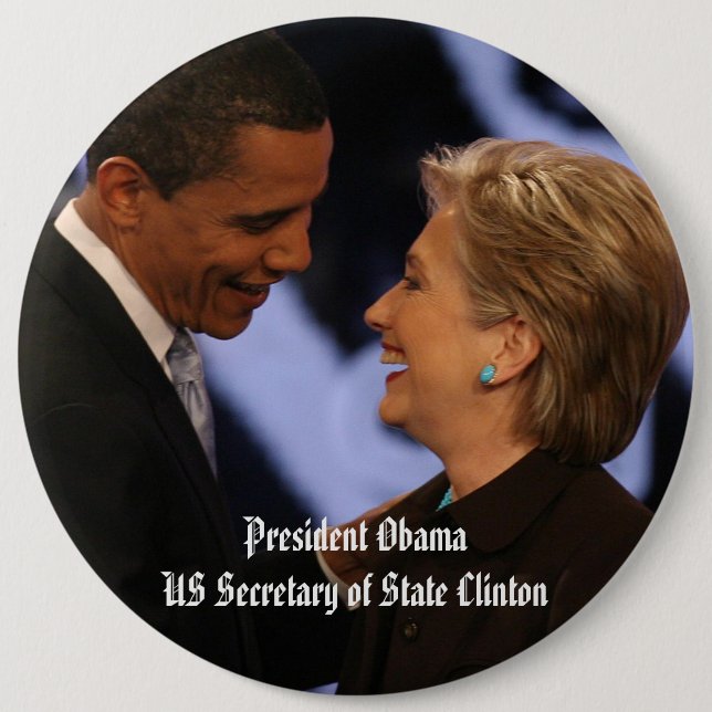 President Obama Inauguration Keepsakes 6" Pinback Button (Front)