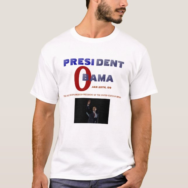 PRESIDENT OBAMA INAUGURATION T-SHIRT (Front)