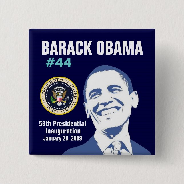 President Obama Pinback Button (Front)