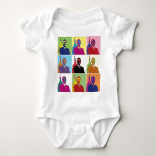 President Obama Pop Art Baby Bodysuit