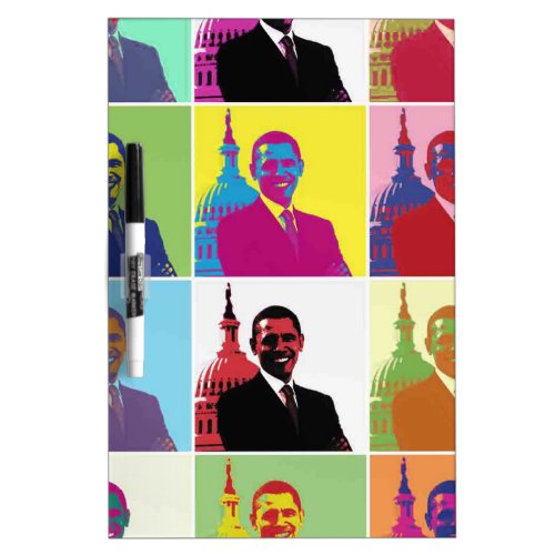 President Obama Pop Art Dry Erase Board