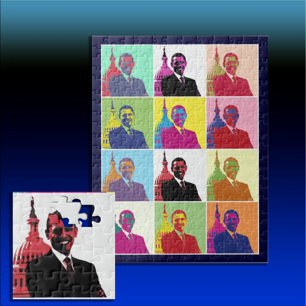 President Obama Pop Art Jigsaw Puzzle