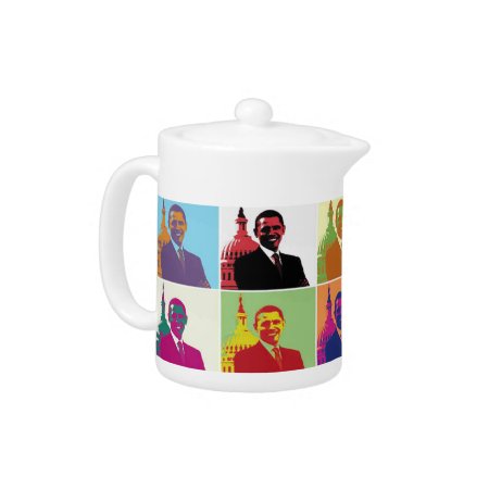 President Obama Pop Art Teapot