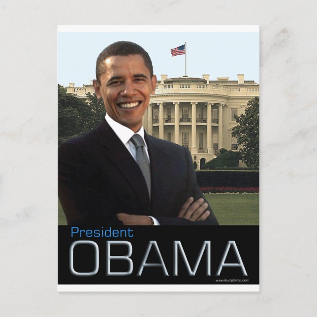 President Obama Postcard (Front)