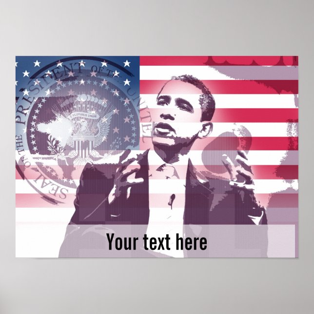 President Obama - Poster - template (Front)