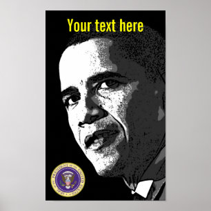 president Obama - Poster - template