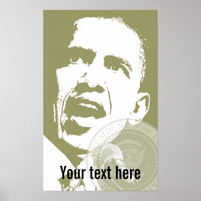 President Obama - Poster - template (Front)