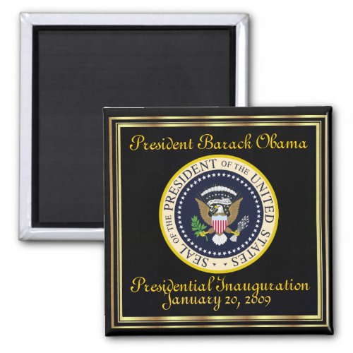 President Obama Presidential Inauguration Magnet
