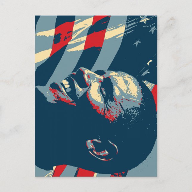 President Obama USA post card (Front)