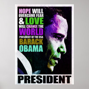 President Obama VIntage Poster