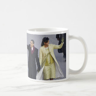 President Obama WALK ON PENNSYLVANIA AVE Coffee Mug