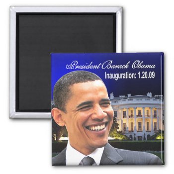 President Obama White House Magnet by thebarackspot at Zazzle