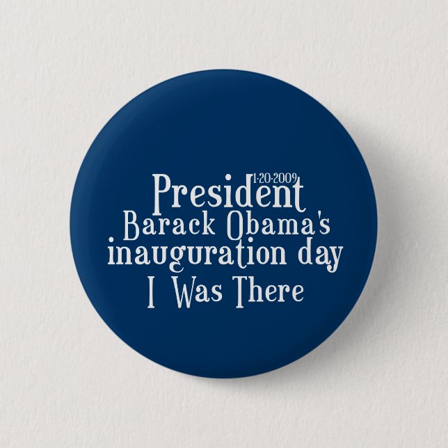 President Obamas inauguration Button (Front)