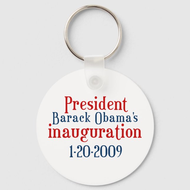 President Obamas inauguration Keychain (Front)