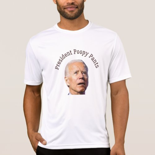 President Poopy Pants Biden Conservative T_Shirt