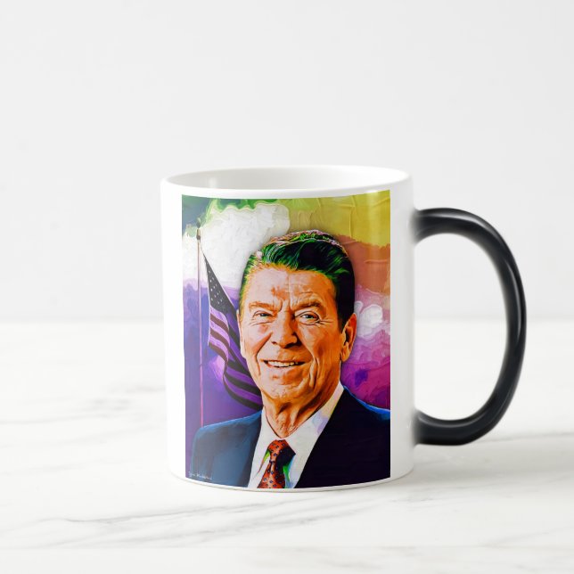 President Reagan Color Morph Mug (Right)