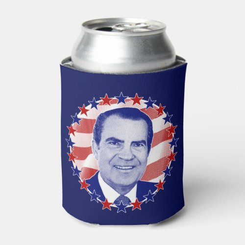 President Richard Nixon Stars and Stripes Can Cooler