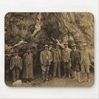 President Roosevelt and John Muir Beneath (Sepia) Mouse Pad