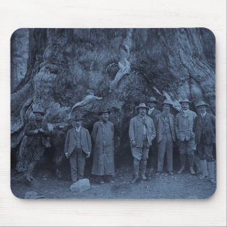 President Roosevelt and John Muir -- (Cyan) Mouse Pad