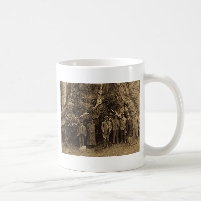 President Roosevelt and John Muir  (Sepia) 1903 Coffee Mug (Right)