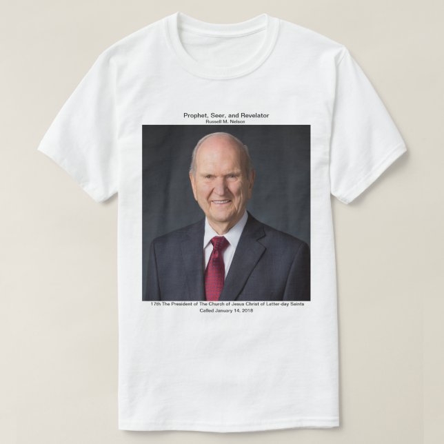 President Russell M. Nelson T-Shirt (Design Front)