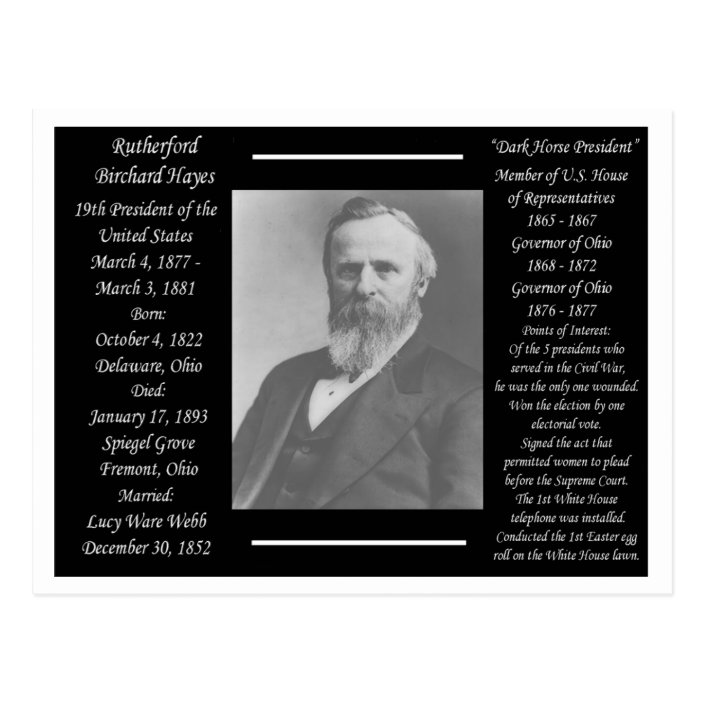 What did rutherford b hayes do image