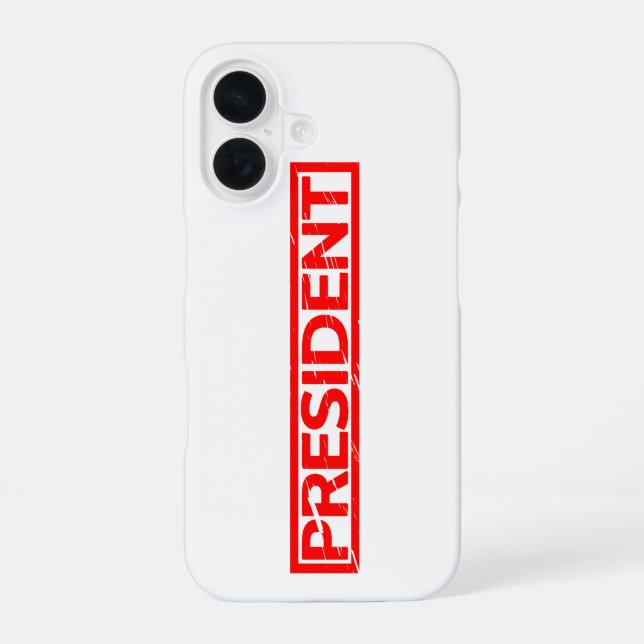 President Stamp Iphone Case (Back)
