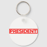 President Stamp Keychain