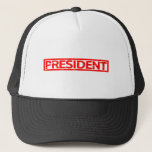 President Stamp Trucker Hat