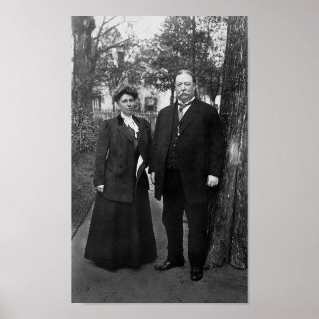President Taft and First Lady Helen Taft - 1909 Poster (Front)