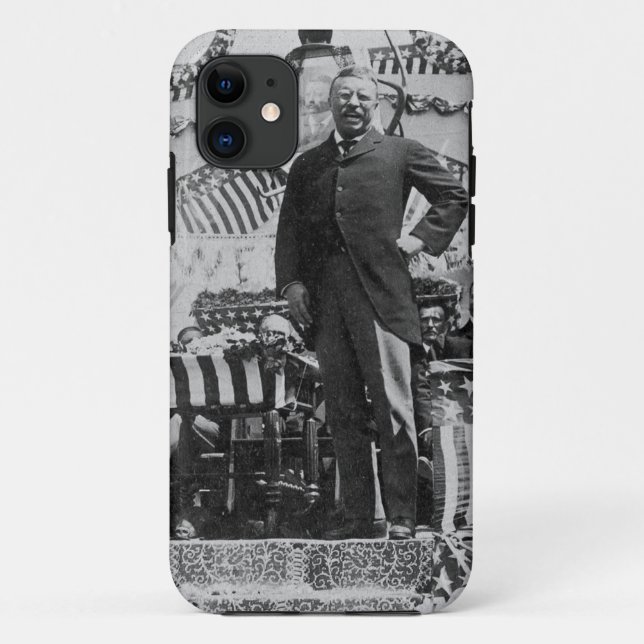 President Theodore Roosevelt in Wyoming Case-Mate iPhone Case (Back)
