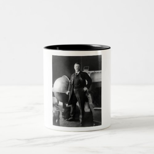 President Theodore Roosevelt Two_Tone Coffee Mug