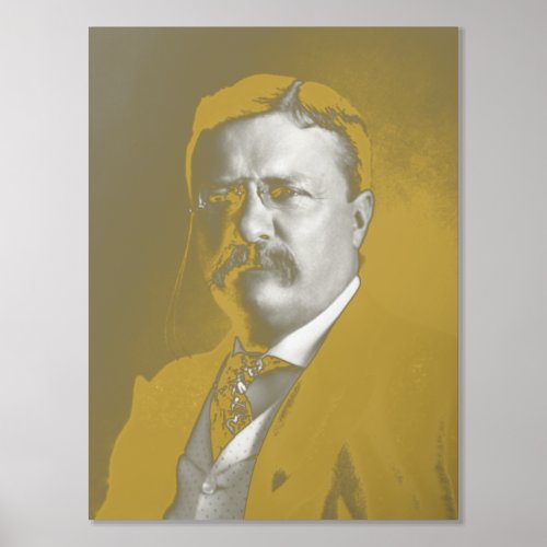 President Theodore Teddy Roosevelt Republican Foil Prints