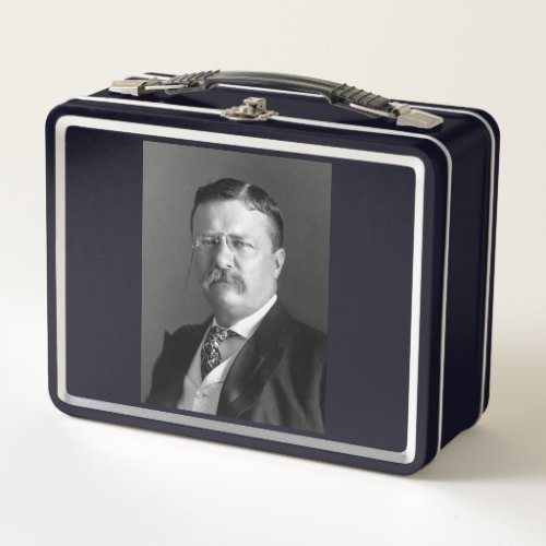 President Theodore Teddy Roosevelt Republican Metal Lunch Box