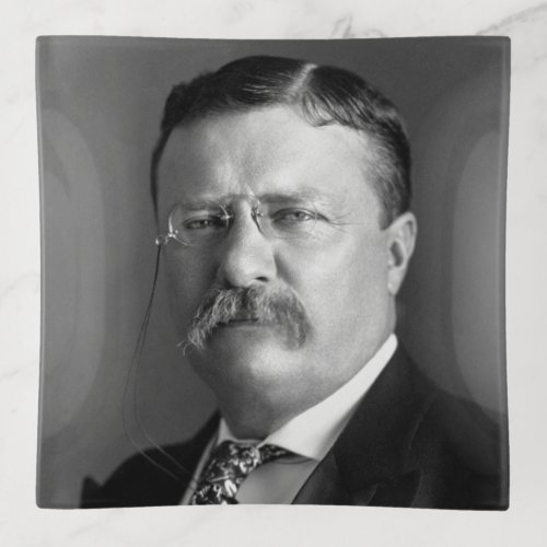 President Theodore Teddy Roosevelt Republican Trinket Tray