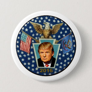 President Trump 2016 Button