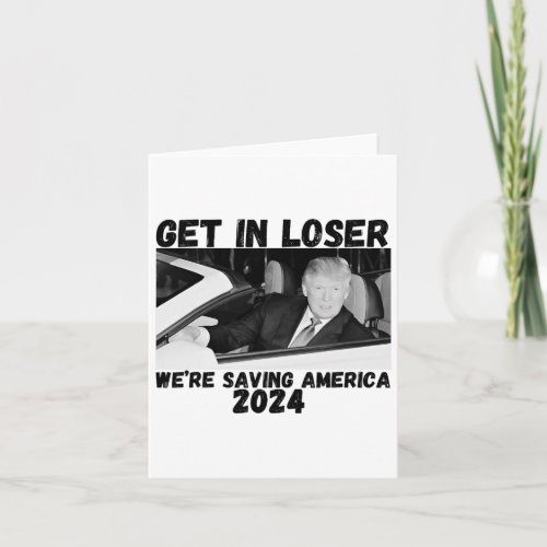 President Trump 2024 Election Saving America Gifts Card
