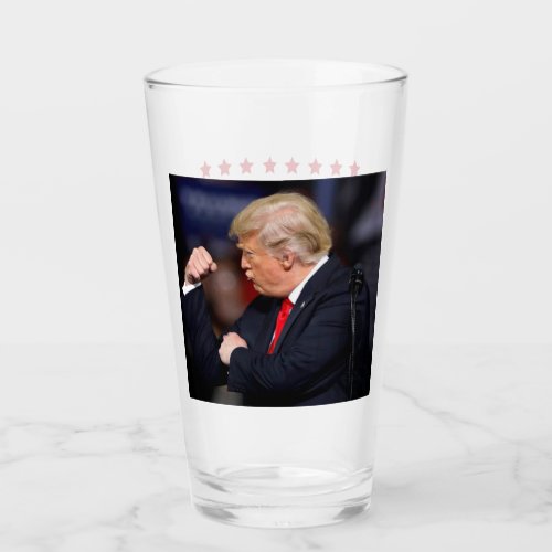 President Trump 2024 Glass