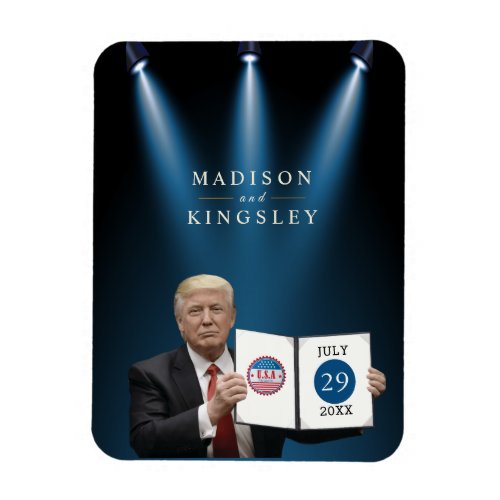 President Trump Amazing Wedding Magnet