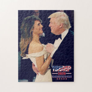 President Trump and Melania Dancing Jigsaw Puzzle