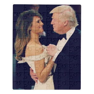 President Trump and Melania Dancing Jigsaw Puzzle