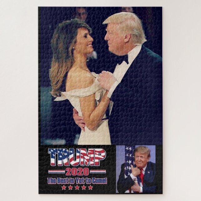 President trump and Melania Dancing - Trump 2020 Jigsaw Puzzle (Vertical)